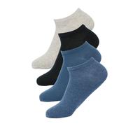 s.Oliver Socks Herren S24118 Füßlinge, Blau (Stone Mix 0076), 43/46 (12er Pack)