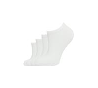 s.Oliver Unisex-Sneaker-Socken 4 Paar 39 - 42 weiß