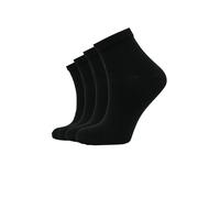 s.Oliver Socks Damen Strick Füßlinge s21007 - (4er Pack), 100 DEN, Gr. 35/38, Schwarz (black 5)