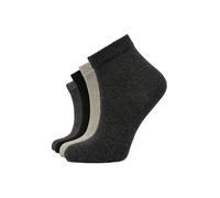 Kurze Socken im 4er-Pack 39-42 schwarz|grau 6007861.9901.39-42