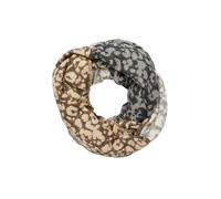 Eleganter Leo-Loop-Schal aus strukturiertem Jacquard ONESIZE grau|mehrfarbig 2170929.98D2.ONESIZE