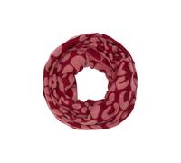 Loop-Schal mit Leo-Muster 1 rot