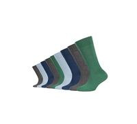 Socken S.OLIVER "Socken Kinder Strümpfe mit weichem Bund Baumwolle Pflegeleicht", Damen, Gr. 31-34, grün (frosty grün), 80% Baumwolle, 17% Polyamid, 3% Elasthan, uni, Socken Socken (26098923-31) frost