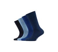 4er Pack s.Oliver Essentials Gekämmte Baumwolle Crew Socken Kinder 5803 - blue mix 39-42