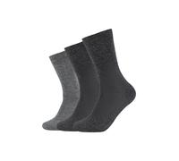 s.Oliver Unisex-Socken 3 Paar grau 35 - 38