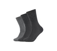 s.Oliver Unisex-Socken 3 Paar 35 - 38 grau/anthrazit
