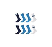 s.Oliver Socken Kinder 8er Pack Blau 27/30 | Atmungsaktiv, Weiche Zehennaht, Bequemer Sitz