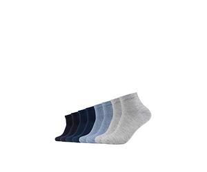 s.Oliver Socks Damen S21009 Füßlinge, Blau (Denim Mel. 0033), 35/38 (8er Pack)