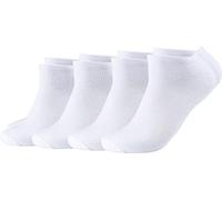 s.Oliver Unisex-Sneaker-Socken 4 Paar 35 - 38 weiß