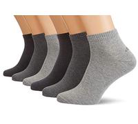 s.Oliver Socks Herren S21001000 Füßlinge, 6per pack Grau (Anthracite 0008), 43/46 (Herstellergröße: 43/46)