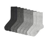 s.Oliver Socks Jungen S20031 Socken, Mehrfarbig (Grey 49), 27-30 (9er Pack)