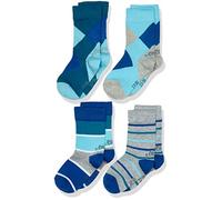 s.Oliver Socks Jungen S20454 Socken, Blau (Cobalt 32), 31-34 (31/34) (4er Pack)