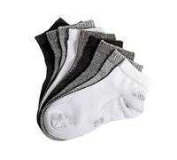 s.Oliver Socks Jungen Sneakersocken S21010, 9er Pack, Grau (grey 49), 31-34 (Herstellergröße: 31/34)