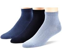 s.Oliver Socks Unisex Çeyrek / 3'lü paket Socken, Blau (Smoked Blue 75), 43-46 EU