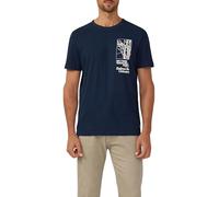 Softes Baumwoll-T-Shirt mit Artwork L blau 2170133.59D2.L