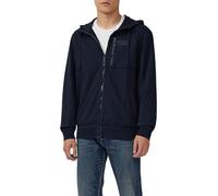 Sportive Hoodie-Sweatjacke im Fabricmix XL blau 2170144.5978.XL