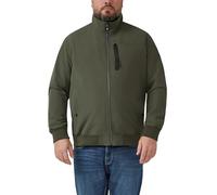 Sportiver Blouson mit Stehkragen und Rippbündchen 3XL olive 2177124.7938.3XL