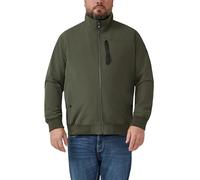 Sportiver Blouson mit Stehkragen und Rippbündchen 4XL olive 2177124.7938.4XL