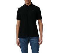 s.Oliver Poloshirt Sportives Piqué – Kontrast-Details – Herren – Schwarz Größe M