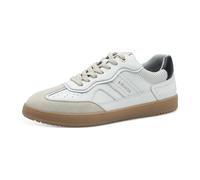 s.Oliver Damen Sneaker flach Low Top Freizeit, Weiß (White Comb.), 41 EU