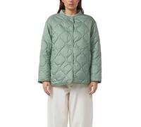 Steppjacke mit Bomberkragen und seitlichen Schlitzen 38 petrol 2176561.6204.38