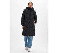 Steppmantel mit Teddyplüsch-Kapuze 34 schwarz 2166593.9999.34