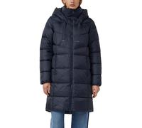 s.Oliver Steppmantel Regular Fit mit Stehkragen und Kapuze Blau Größe 36