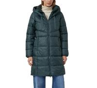 Steppmantel mit Stehkragen und Kapuze 48 petrol 2168269.6933.48