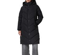 Steppmantel mit Teddyplüsch-Kapuze 40 schwarz 2166593.9999.40