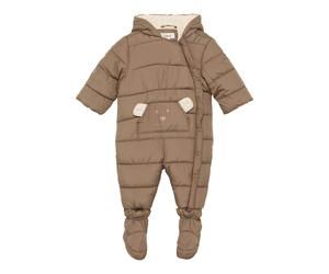 s.Oliver Steppoverall mit abnehmbarem Fuß Bär 86 braun