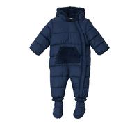 Unisex Wattierter Overall mit Kapuze 92 blau 2171628.5836.92