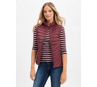 Packbare leichte Steppweste mit Stehkragen 44 rot 2166576.3902.44