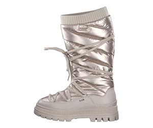 s.Oliver Stiefel Lederimitat/Textil Beige - 39