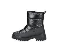 s.Oliver Stiefelette Lederimitat/Textil Schwarz Warmfutter - 38