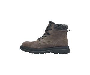 s.Oliver Stiefelette Veloursleder Taupe Warmfutter - 41