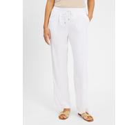 s.Oliver Stoffhose mit Leinen-Anteil Damen weiß, 46