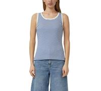 Streifen-Ripptop im Slim Fit 36 blau|weiß 2176277.56G3.36