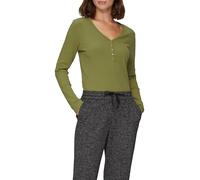 Stretchiges Longsleeve mit Henleyausschnitt 46 olive 2158865.7774.46