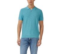 s.Oliver Strick-Poloshirt 2175901.6603 in Flammgarnstruktur XL türkis