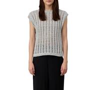 Strick-Pullunder aus Baumwollmix mit Ajourmuster 36 creme 2166281.02X3.36