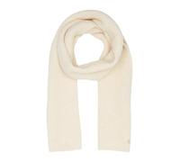 Strick-Schal mit Fischgrätenmuster und Logo-Ring 1 Beige