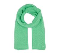 Strick-Schal mit Fischgrätenmuster und Logo-Ring 1 grün