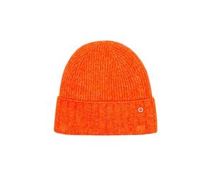 s.Oliver Strickbeanie aus Wollmix mit Logo-Detail