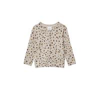 s.Oliver Strickjacke Leoprint Viskosemix All-over-Print Beige/Bunt Gr. 92