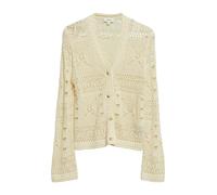 Ajour-Strickjacke 44 beige 2178514.8000.44