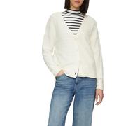 Strickjacke S.OLIVER Gr. 44, beige (ecru) Damen Strickjacken (99420368-44) ecru