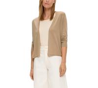 s.Oliver Strickjacke aus Viskose-Stretch mit Rippbündchen