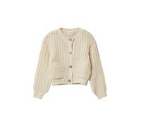 Cardigan im Loose Fit mit herzförmigen Metallknöpfen und Taschen 104/110 beige 2170327.0406.104_110