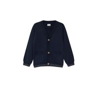 Strickjacke mit Kontraststreifen 128/134 blau 2174290.5952.128_134