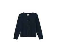 s.Oliver RED LABEL Strickjacke mit gerippten Abschlüssen in Marine, Größe 92